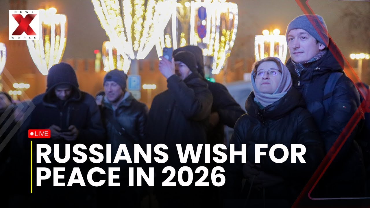 Russia New Year 2026 celebration live: Russians hopes peace & health for 2026 New year |NewsX World