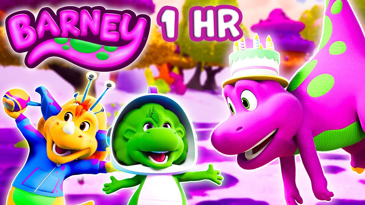 Welcome to Barney's World 🌟 | 1 Hour of FULL EPISODES | Barney's World | Kids Cartoon!
