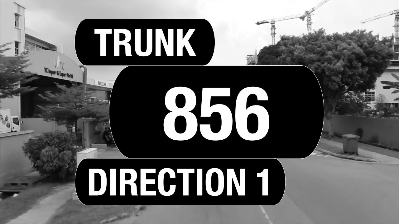 SMRT Buses Trunk 856 (Direction 1) (BFTP 2020) | Bus Service Route Visual