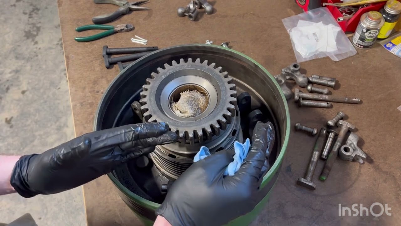 John Deere clutch - new dogs, toggles, and pins
