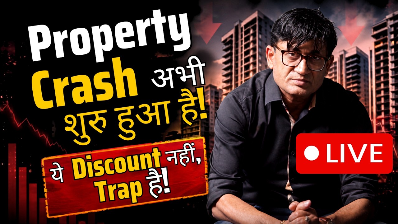 Property Crash अभी शुरू हुआ है! ये Discount नहीं, Trap है! Ravi Sinha Live #realestatecrash