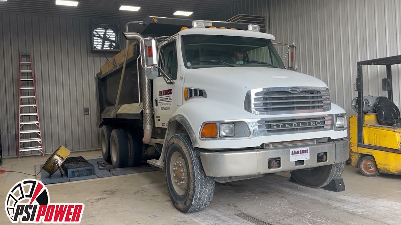 2007 Sterling Dump Truck with a 7.2L MBE 900 Mercedes PSI Power Performance Module Dyno Run