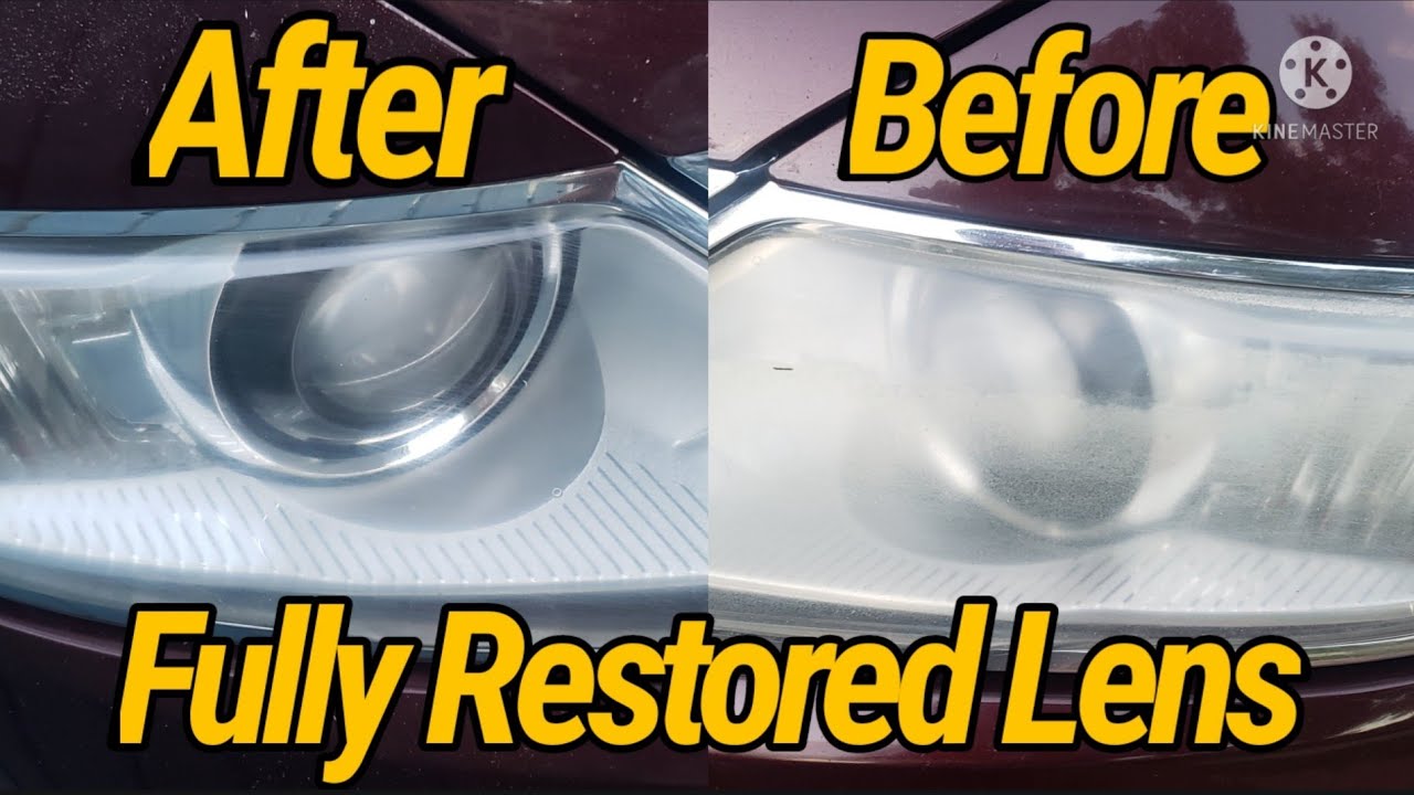 Lincoln Mkx headlights Restored