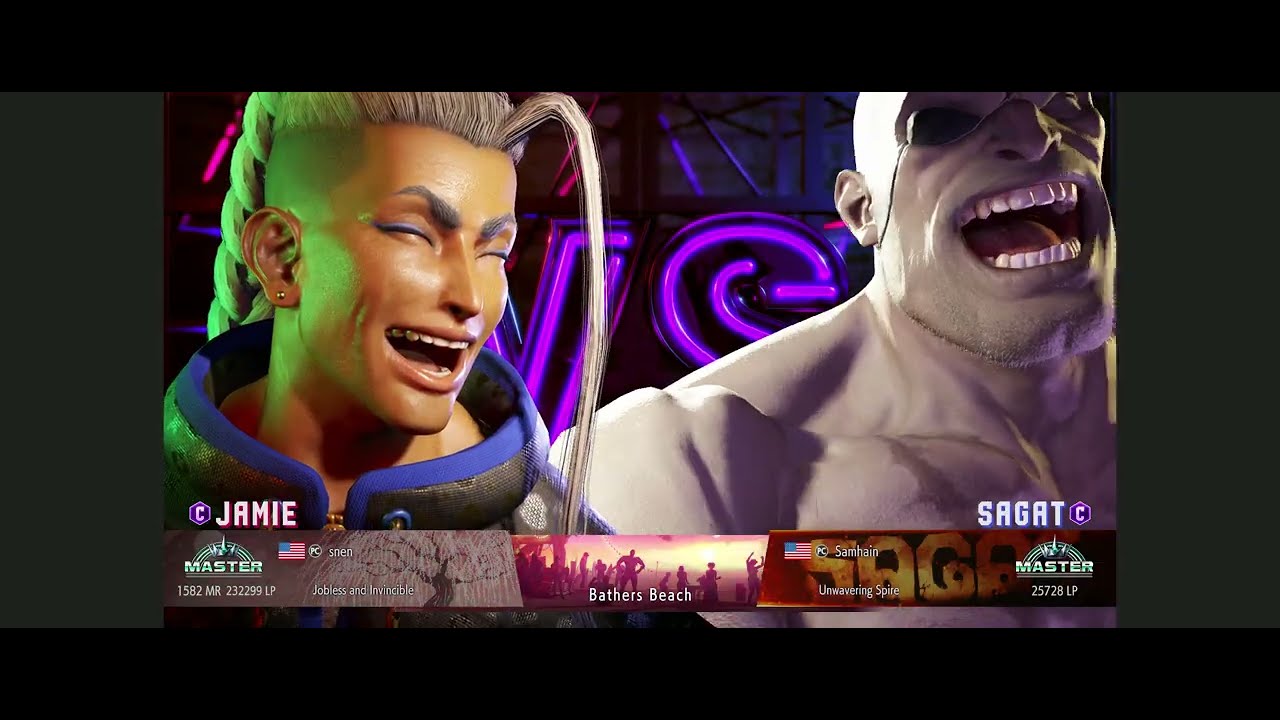 Street Fighter™ 6 Sagat vs Jamie - first to 5 - Master Rank