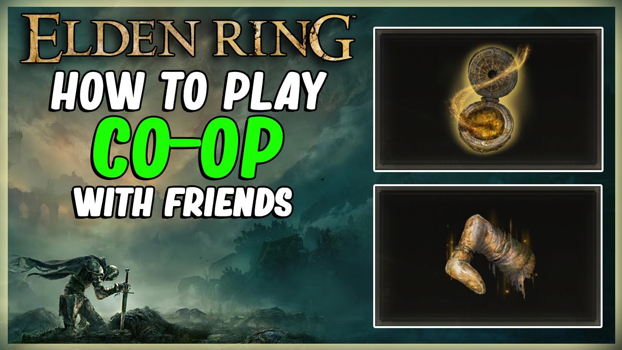 HOW T0 PLAY COOP AND INVITE FRIENDS - SUMMON MATE FOR MULTIPLAYER - TARNISHED FURLED FINGER USE