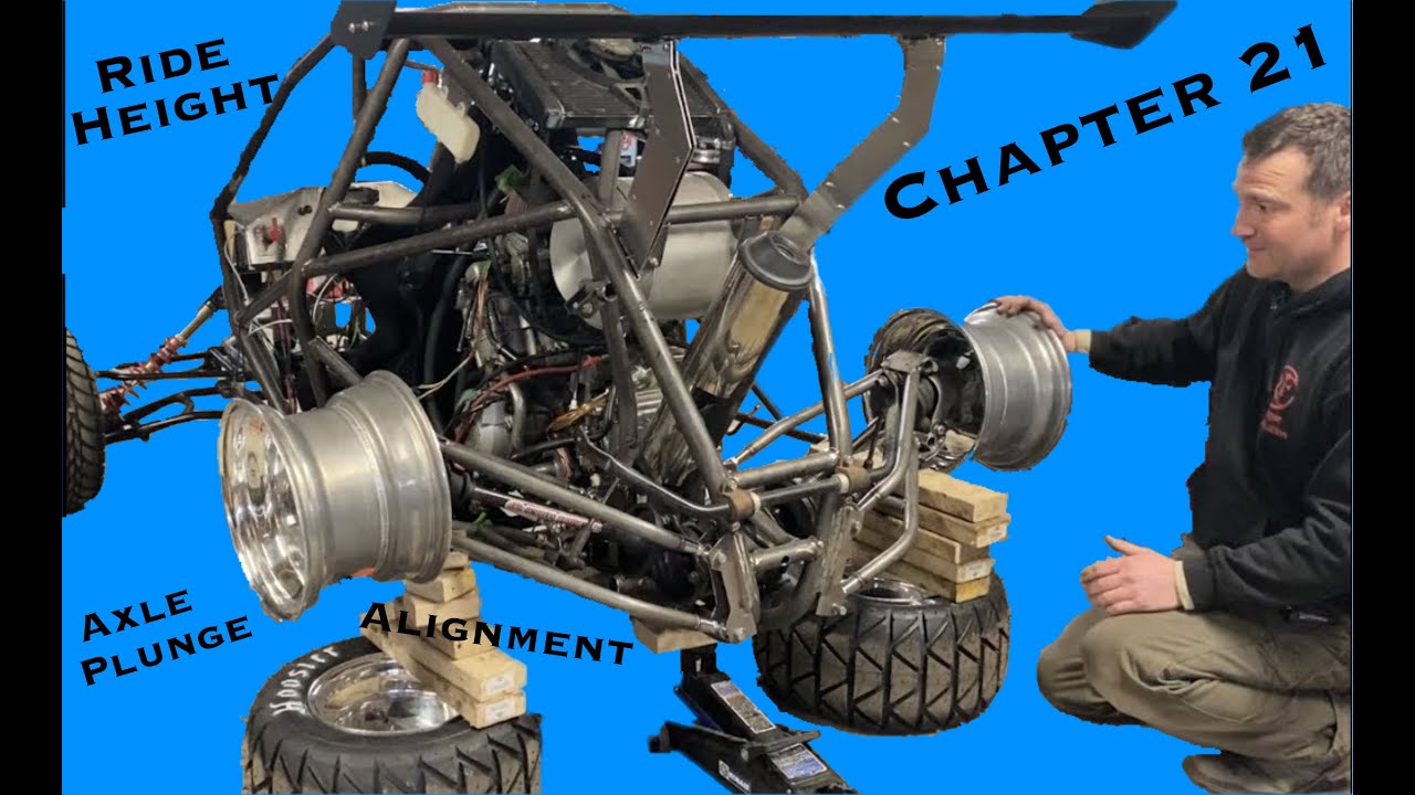 Crosskart Build #21: Ride Height, axles and Alignment     KJ Raycing VF-1