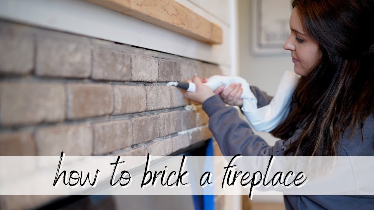 How to Install Thin Brick to Fireplace