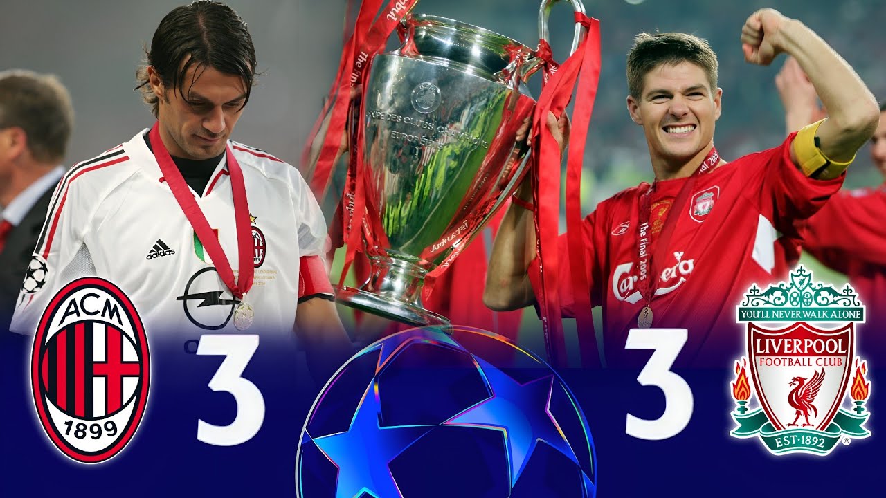 النهائي الاعظم في تاريخ دوري الابطال 🤯🔥 ◄ ميلان 3-3 ليفربول ❯ 🏅نهائي الابطال [2005] 💥 