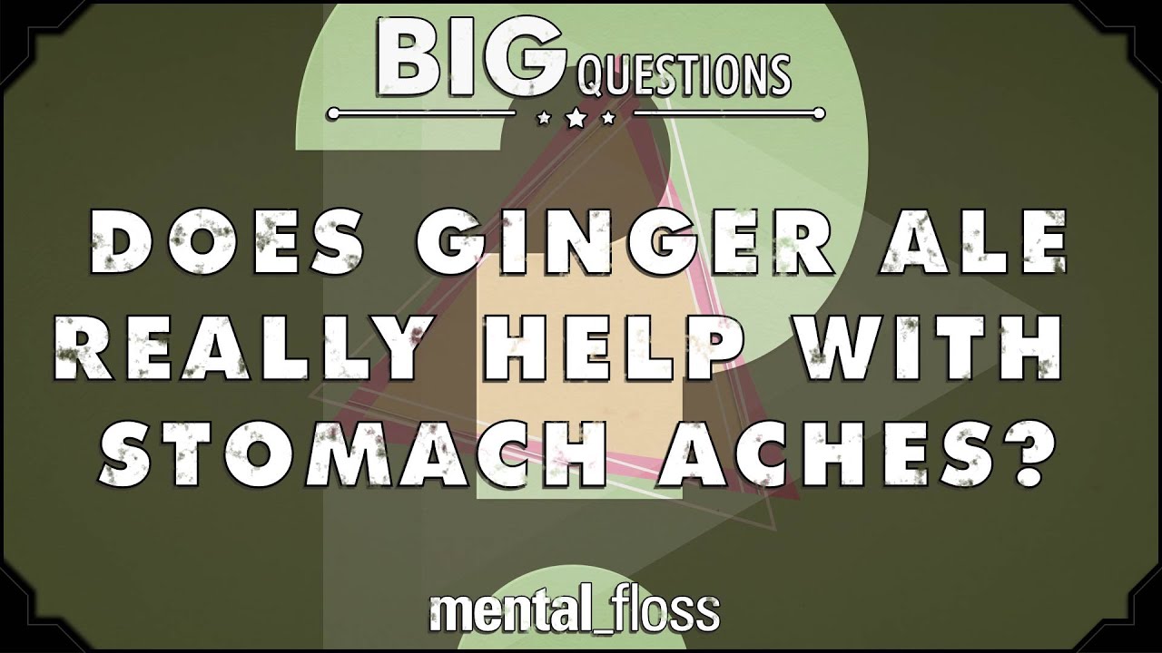 Does ginger ale really help with stomach aches? - Big Questions - (Ep. 44) | Mental Floss