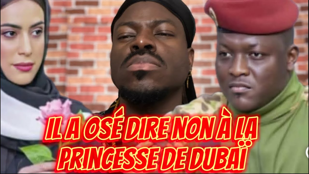 INCROYABLE : LE PRÉSIDENT IBRAHIM TRAORÉ A OSÉ DIRE À LA PRINCESSE DUBAIOTE😱