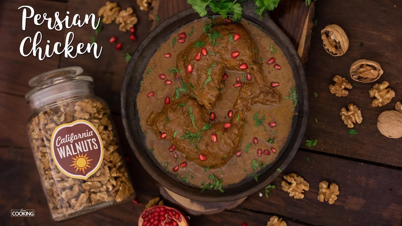 Persian Chicken with Pomegranate and Walnuts | Chicken Recipes