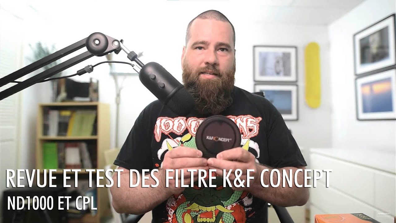 Revue et test des filtres K&F Concept - ND 1000 et CPL
