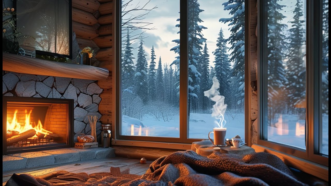 Mountain Lodge Jazz ☕ Relaxing Piano for Work & Study
