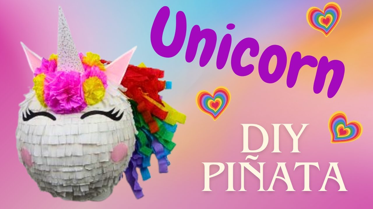 Пиньята единорога. DIY пиньята