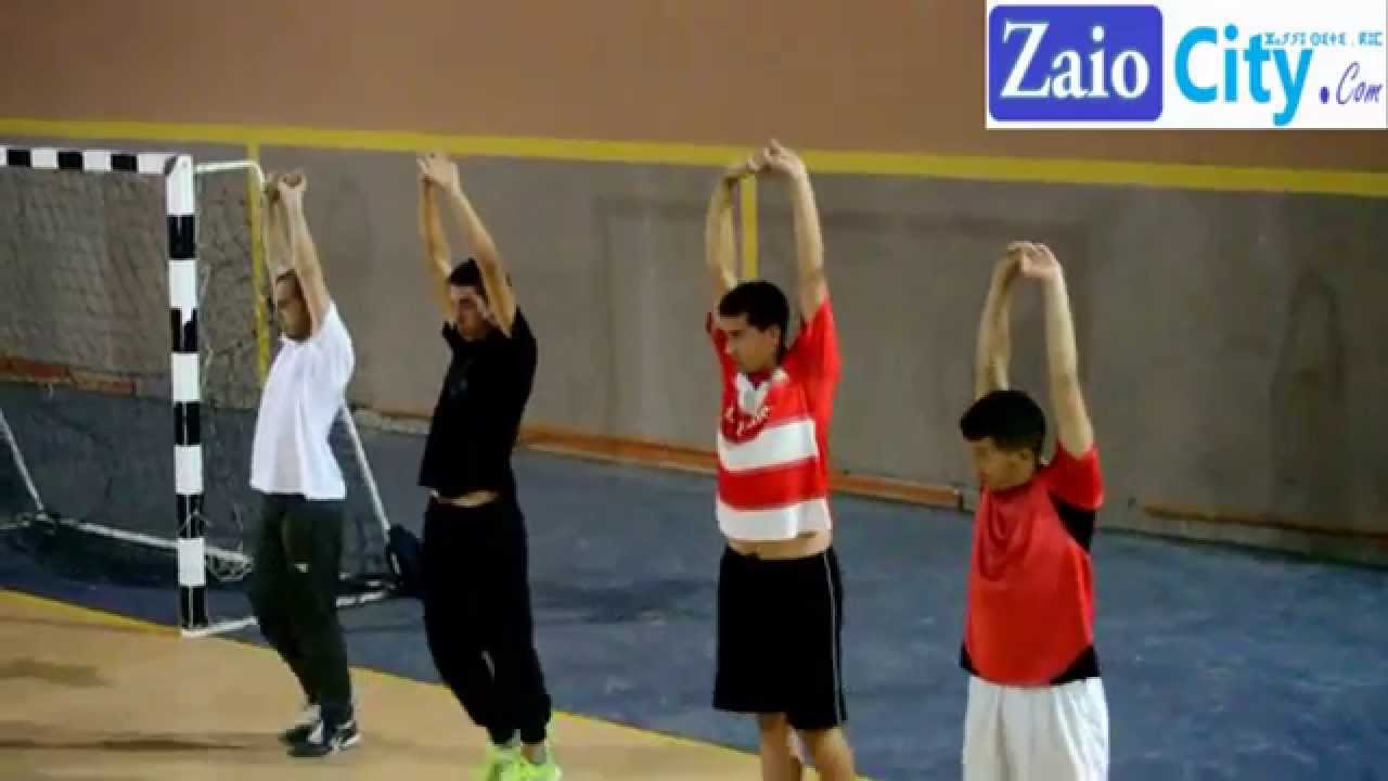 حصة تدريبية لفريق نهضة زايو لكرة اليد