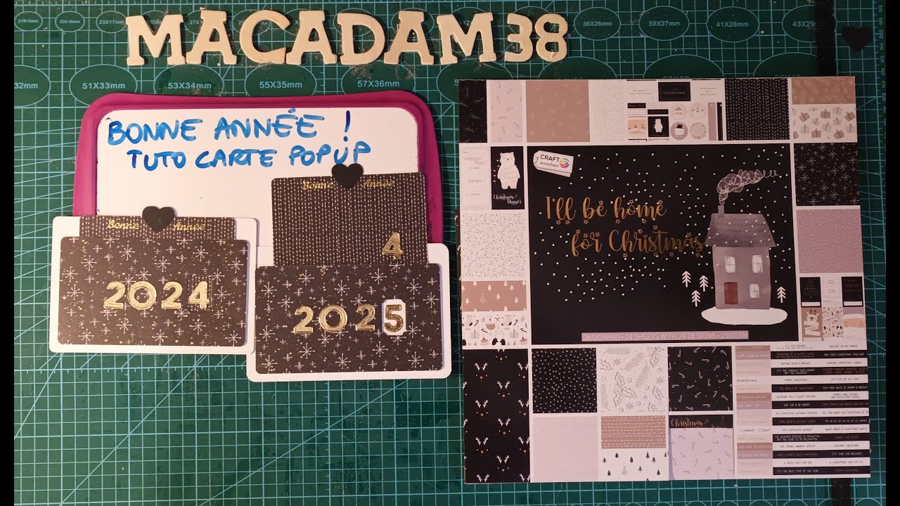 Bonne année 2025 : carte popup #diy #happynewyear