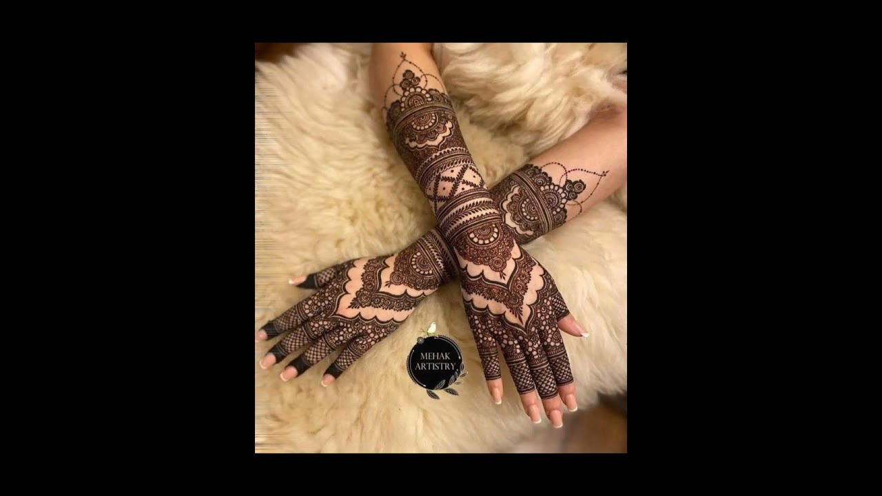 Bridal Mehndi Design | Full Hand Mehndi Design