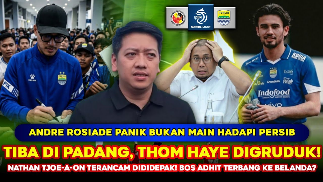 🔵 PADANG MEMBIRU❗ BARU TIBA, Thom Beckham KAGET DISERBU RIBUAN SUPORTER DI BANDARA😱 Nathan ke Persib