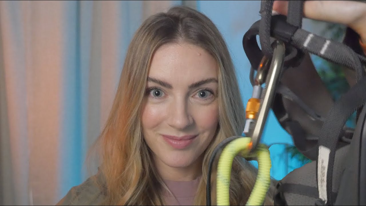 ASMR Climbing Gear Inspection and Belay Review