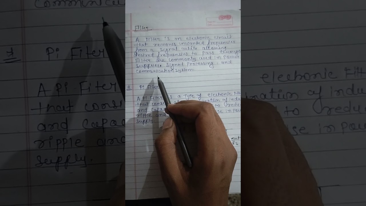 filter & pi filter