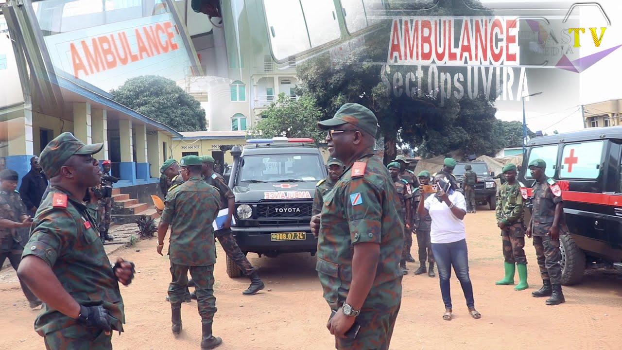 UVIRA:DON DE VÉHICULE 4X4 AMBULANCE PAR LE BUREAU DE ETA MAJOR GENERAL NATIONAL DE FARDC