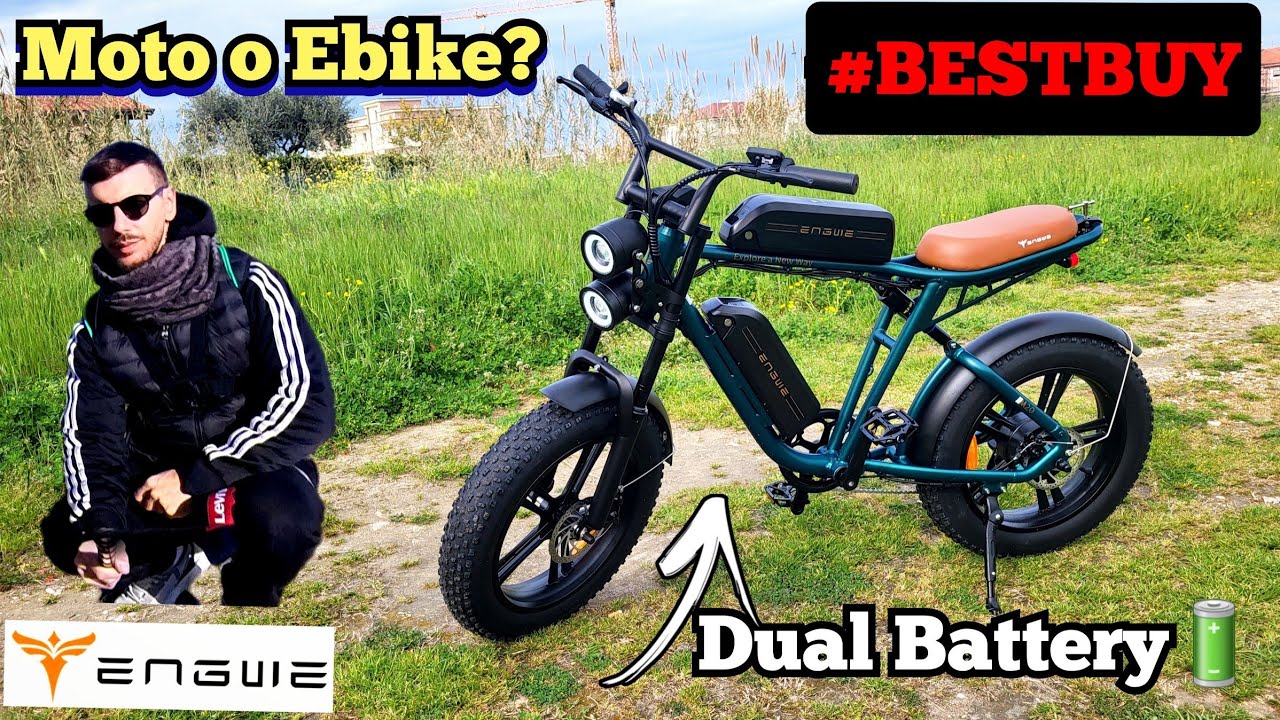 Stupenda Fatbike ENGWE M20 🏍️ | Autonomia 150km e Full Suspension| UNLOCK SPEED a scopo dimostrativo