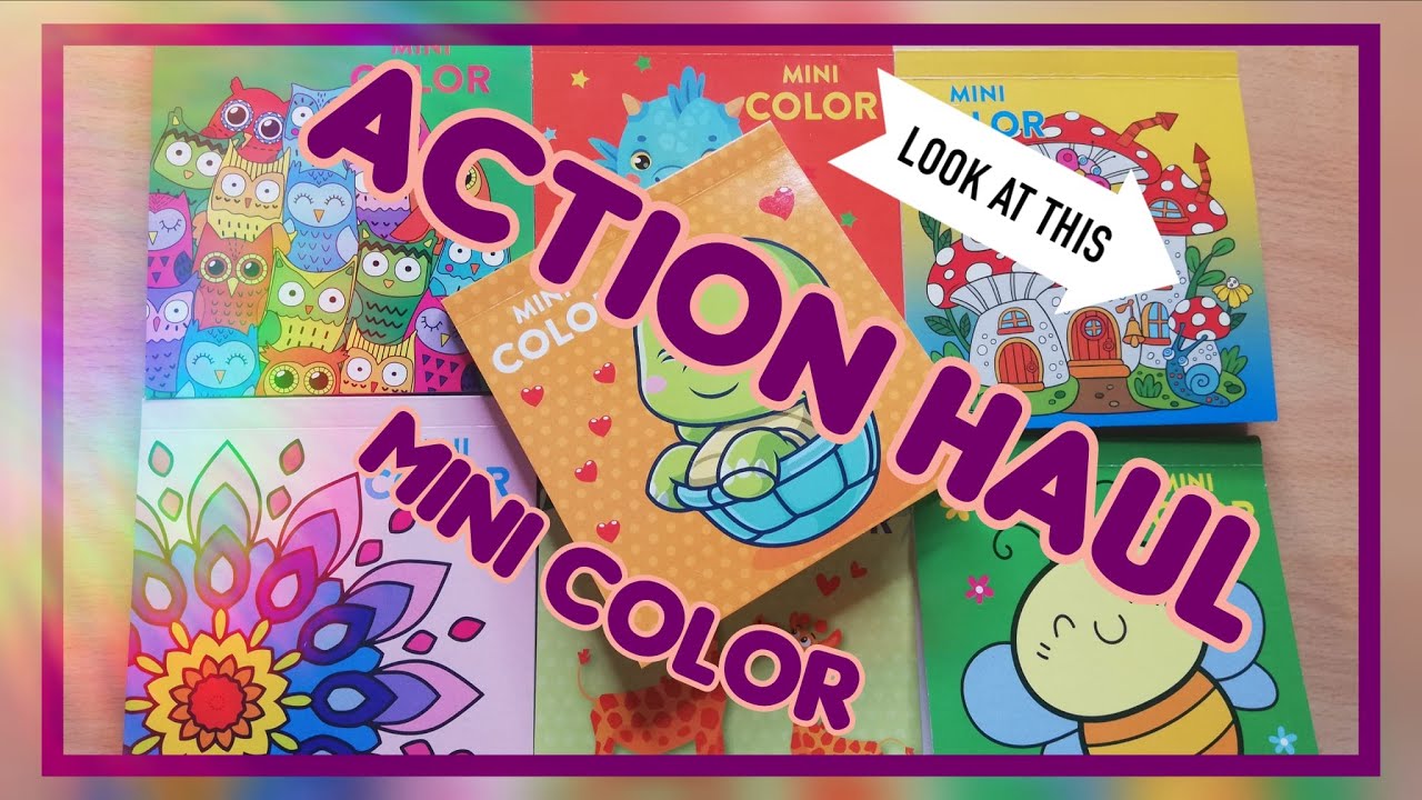 Action-Kreativhaul: Die Mini Color Malbücher 📚✨