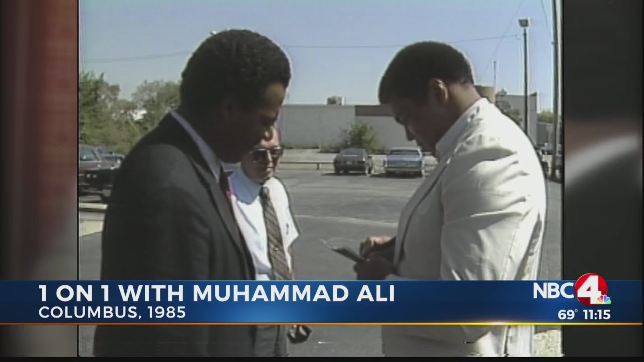 Mike Jackson and Muhammad Ali, 1985