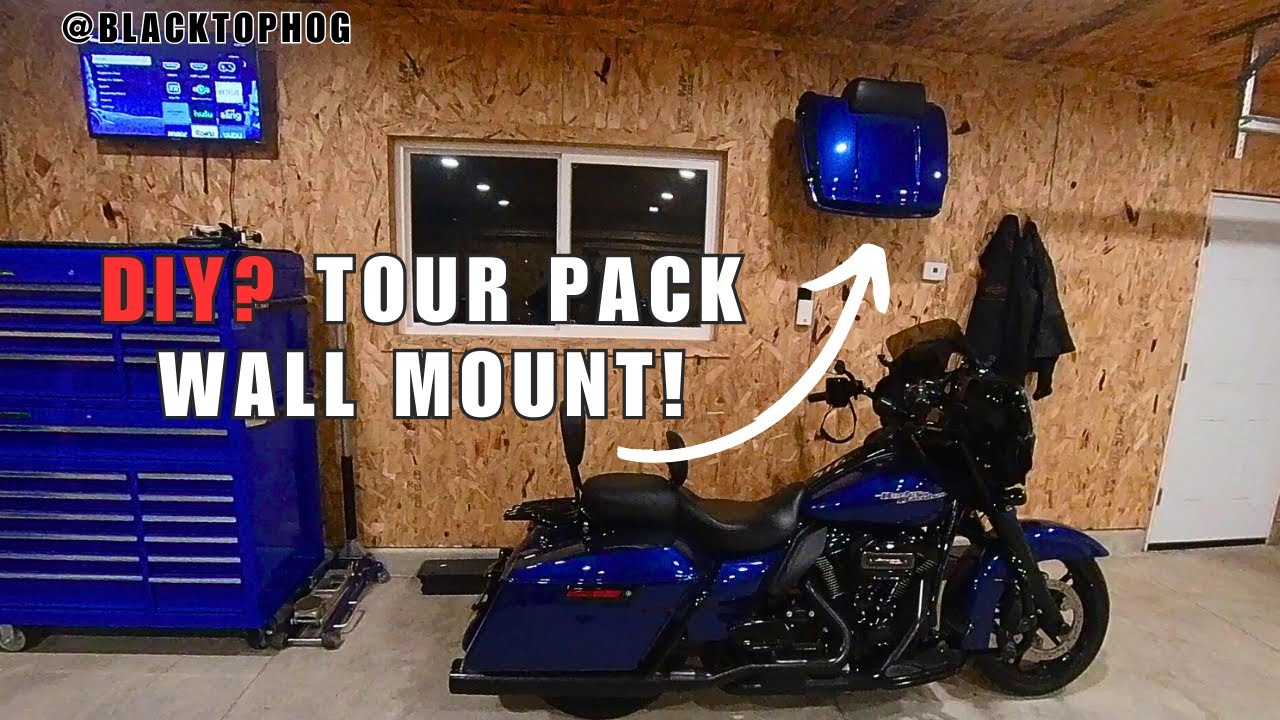 In The Garage | DIY Tour Pack Wall Mount