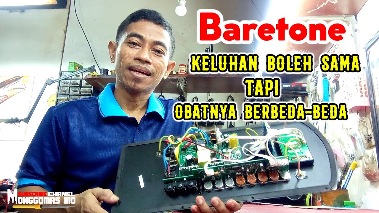 Cara Mudah Servis Speaker Baretone 15inch Mati Total