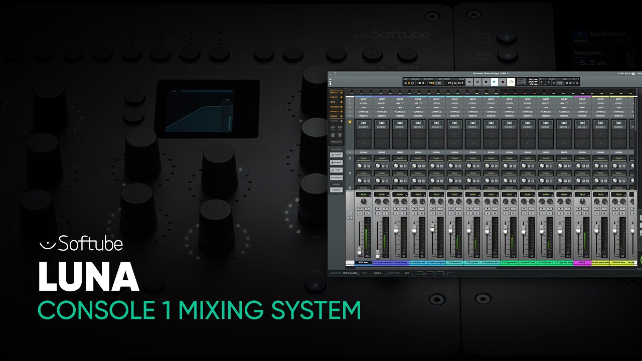 LUNA & Console 1 Mixing System &ndash; Softube