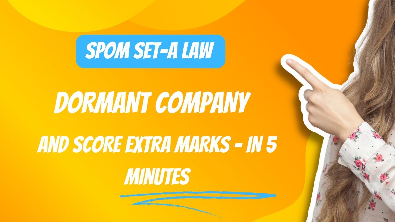 SPOM Set-A Law Бездействующая компания &mdash; через 5 минут