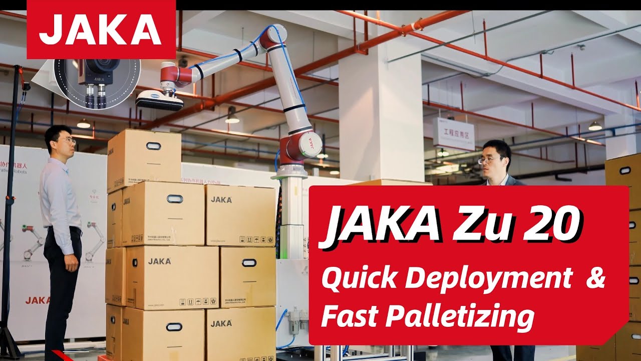 Fast Deployment and Palletizing with New JAKA Zu 20 Cobot