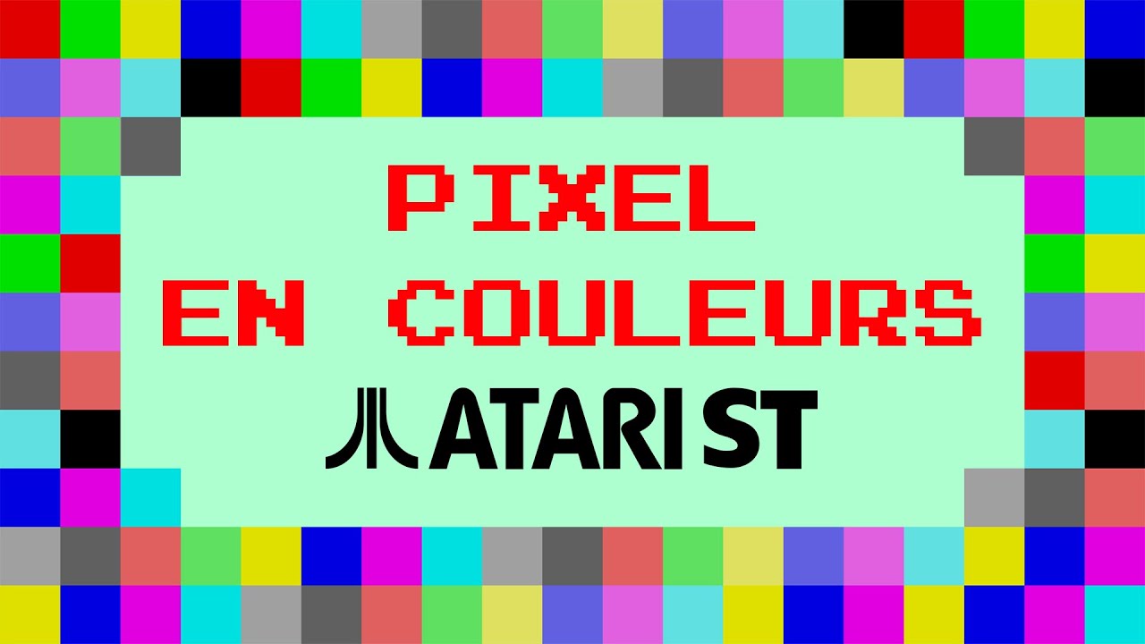 Afficher un pixel en couleurs en assembleur sur Atari ST (bitplanes)