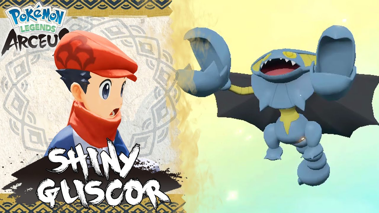 Random Shiny Gligar Evolved Into Shiny Gliscor! Shiny Living Dex Series in Pokemon Legends Arceus
