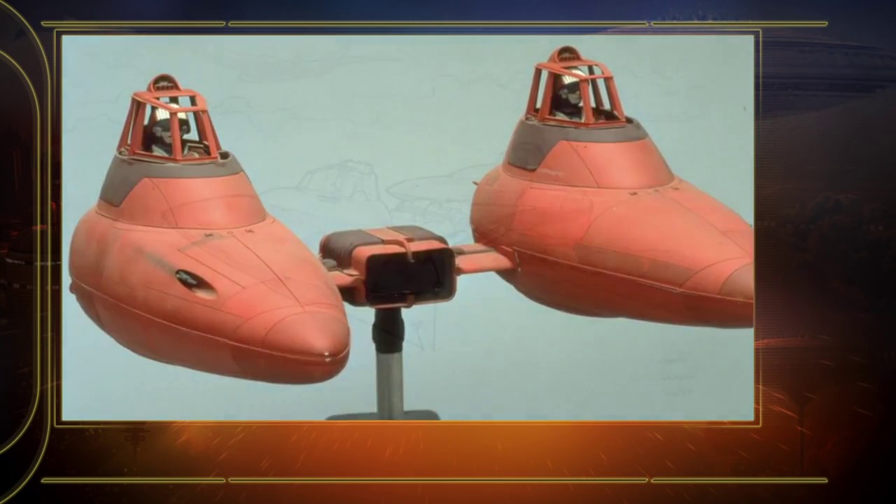 Star Wars Episode V Twin Pod Cloud Car Model Featurette