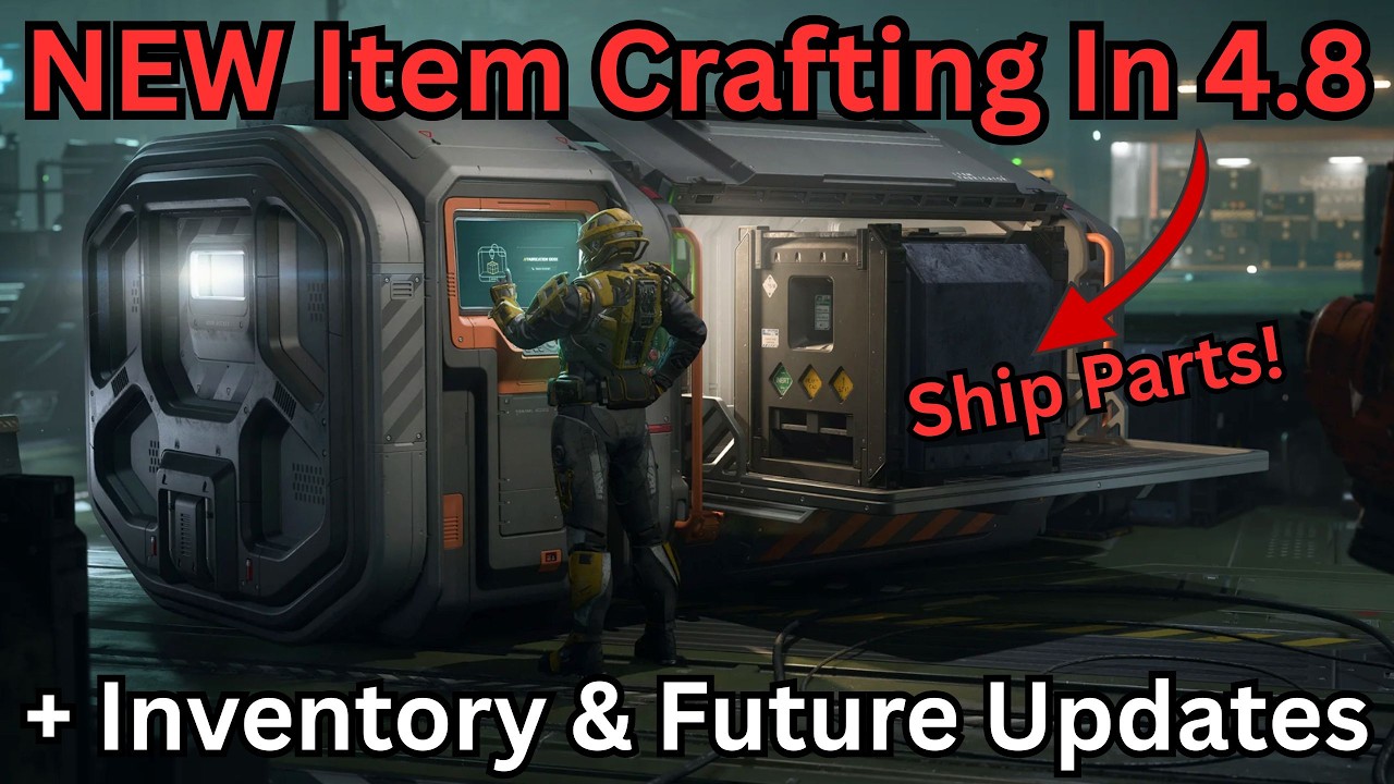 Ship Component Crafting Is Coming In 4.8! - Star Citizen Live Breakdown