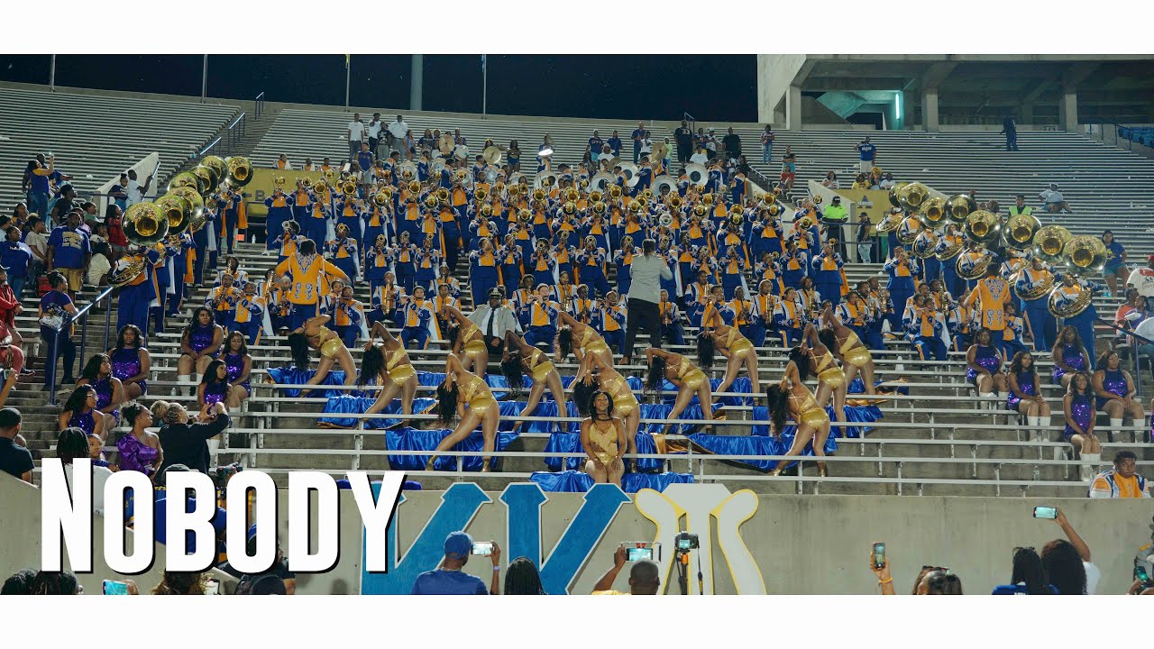 Nobody by @finesse2tymes1  🔥 - Alcorn State Marching Band and Golden Girls 2023 | vs Mcneese