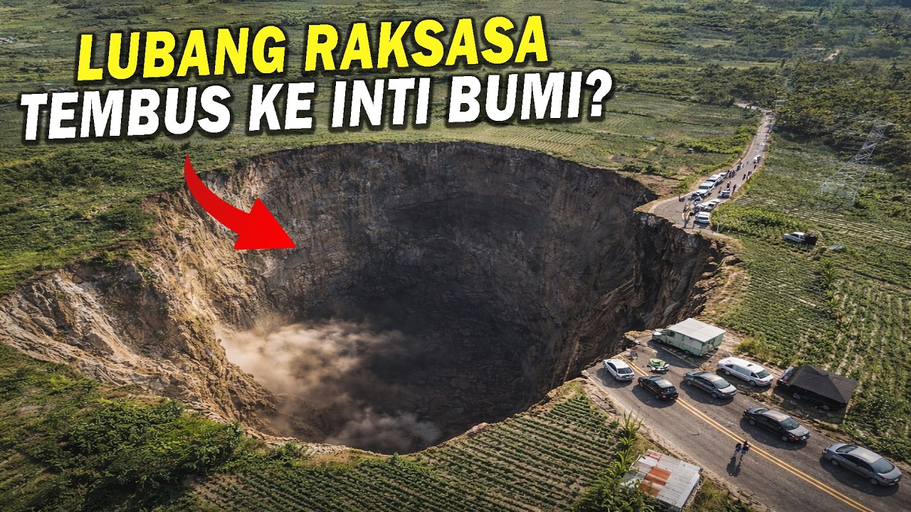 Lubang Raksasa Aceh Terus Melebar - Ini 10 Lubang SInkhole Paling Ekstrem di Bumi.