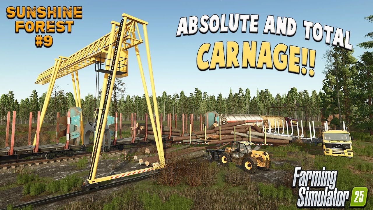 MARKING MY TERRITORY?! ON SUNSHINE FOREST #9 | Farming Simulator 25.