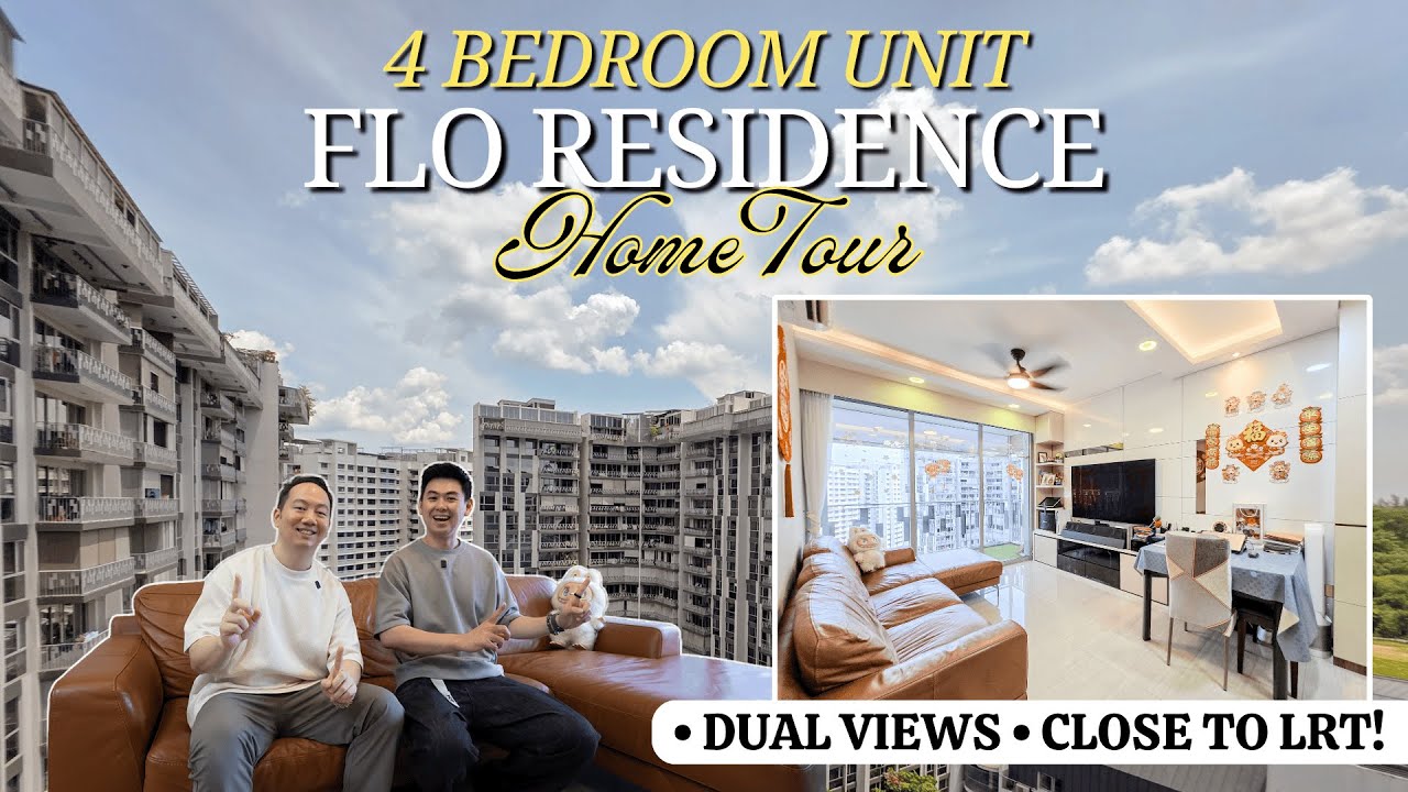 DUAL View 4 Bedroom Unit at FLO Residence Condo! Close to 2 LRTs | LoukProp Homes