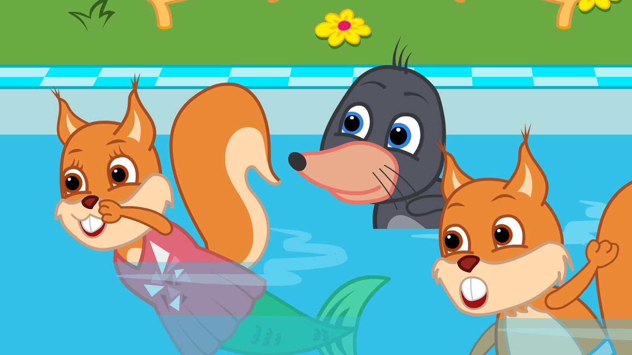 Bridie Squirrel in English - Mermaid's Touch: A Tale of Aquatic Adventure Cartoon for Kids