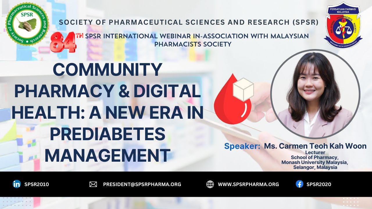 84th SPSR International Webinar on Community Pharmacy & Digital Health