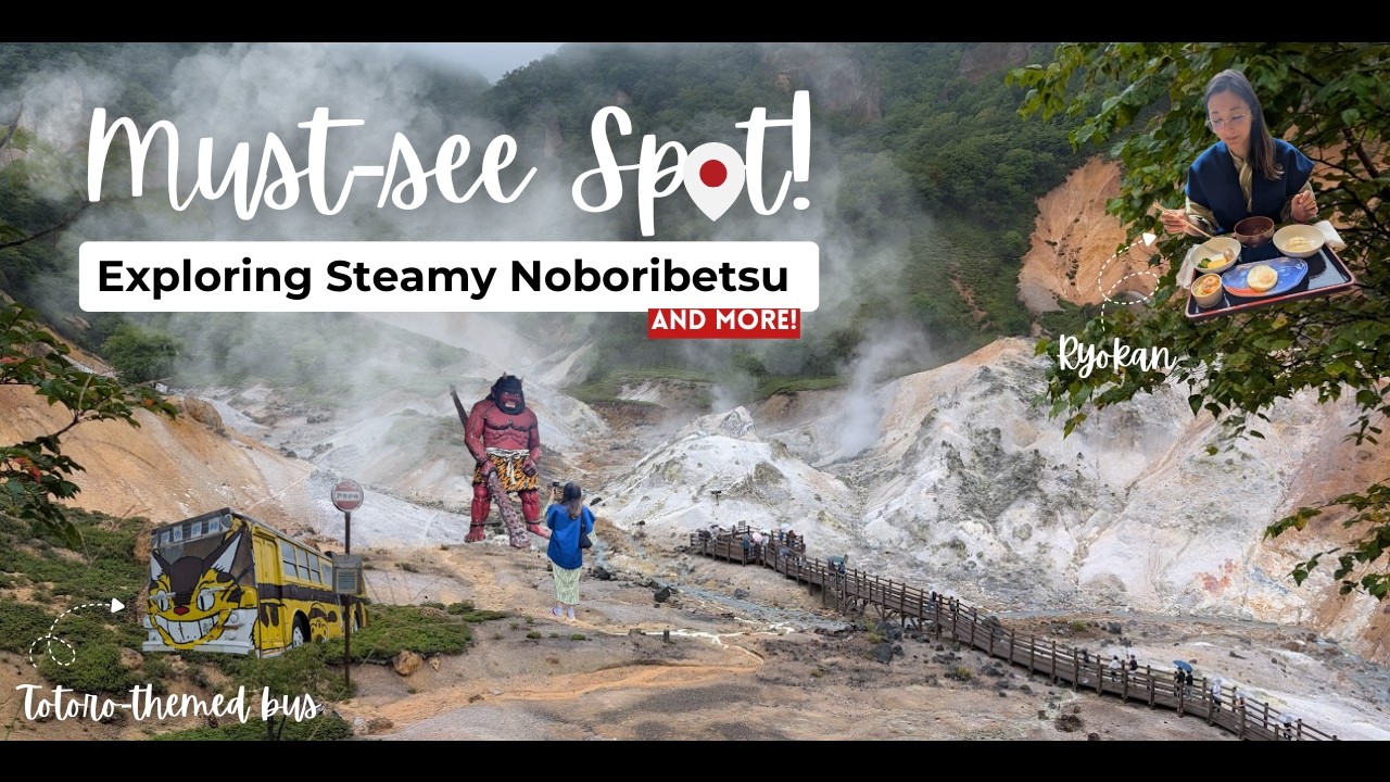 Rainy Day in Noboribetsu ♨️ Exploring Jigokudani & Our Cozy Onsen Hotel