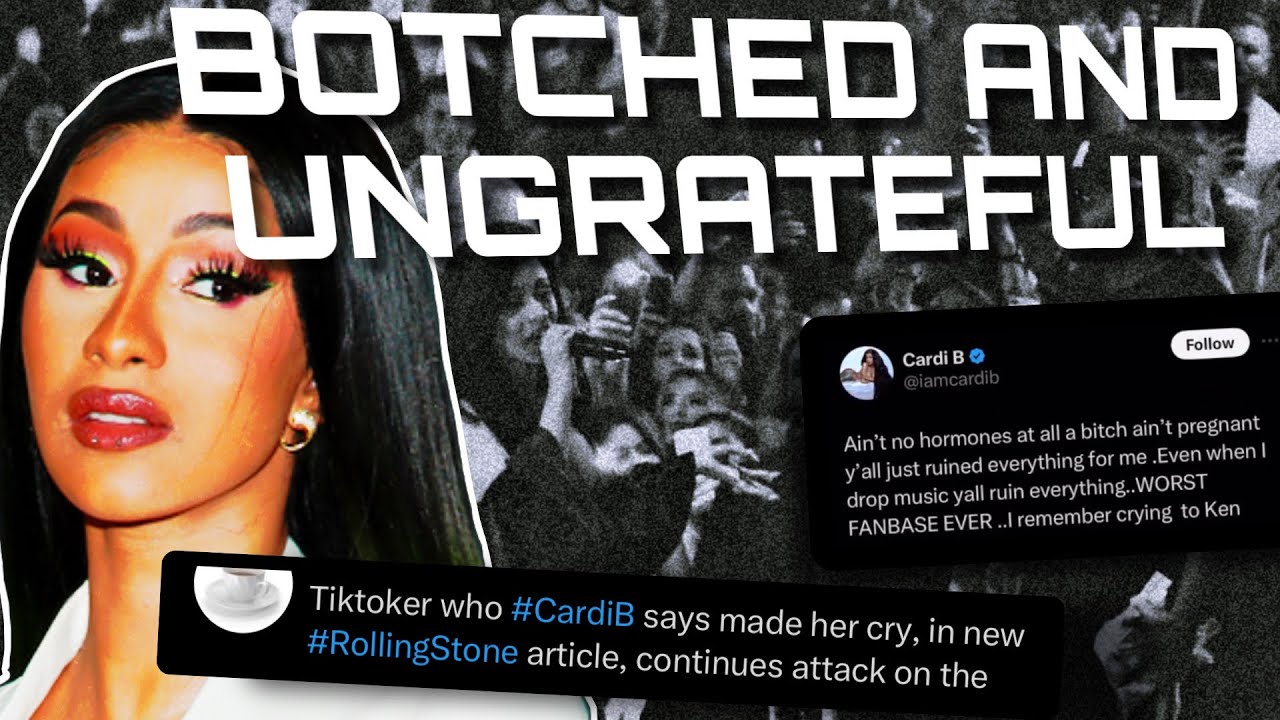 cardi b BLAMES her fans for her flopping career🤣*HILARIOUS*