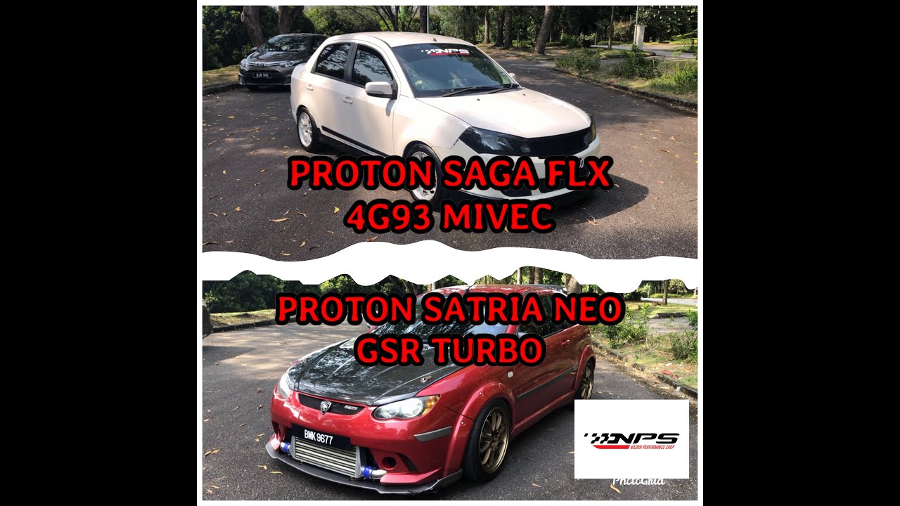 PART 1:  PROTON SATRIA NEO GSR TURBO / PROTON SAGA FLX 4G93 MIVEC PADU DARI NAZRIN PERFORMANCE SHOP!