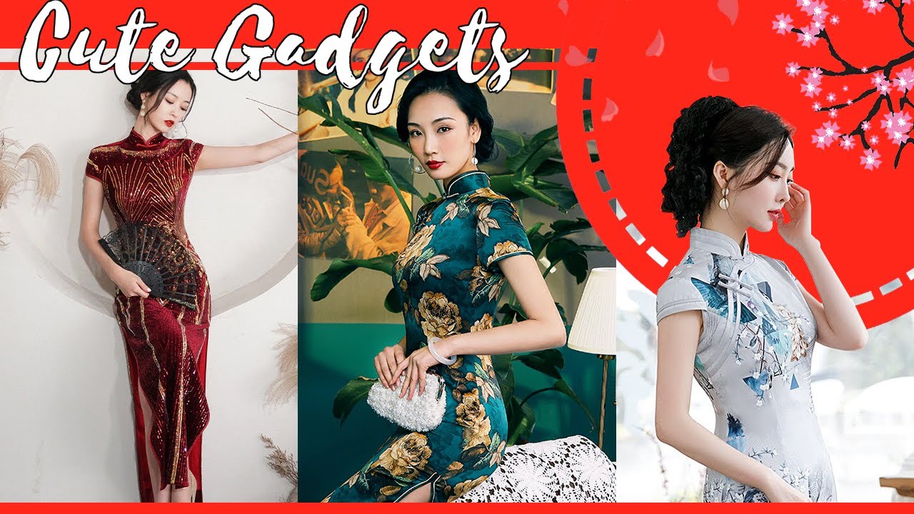 VESTIDOS CHINOS ELEGANTES| 👗| VESTIDOS CHINOS MODERNOS  #18