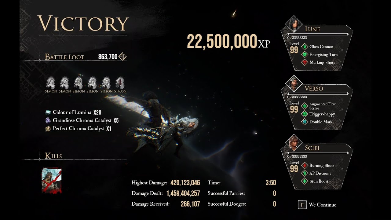 [Expedition 33] Simon - Divergent Star, No Parry No Dodge, NG+ 5 Expert