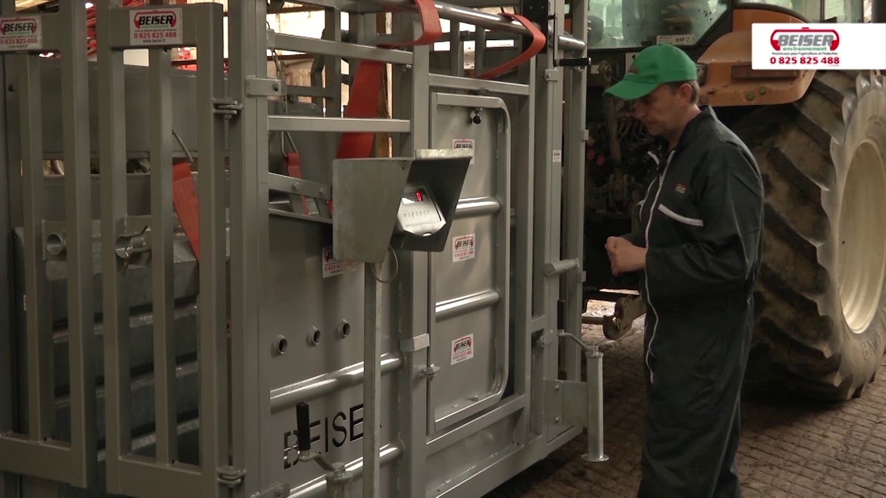Présentation Cage de contention Césarienne II 🐮 | BEISER ENVIRONNEMENT