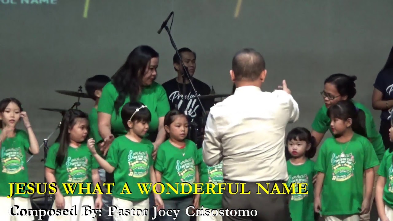 NEW SONG: JESUS WHAT A WONDERFUL NAME